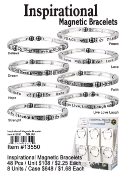 Inspirational Magnetic Bracelets
